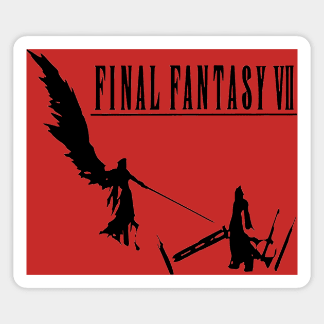 Final Fantasy VII Cloud and Sephiroth Magnet by OtakuPapercraft